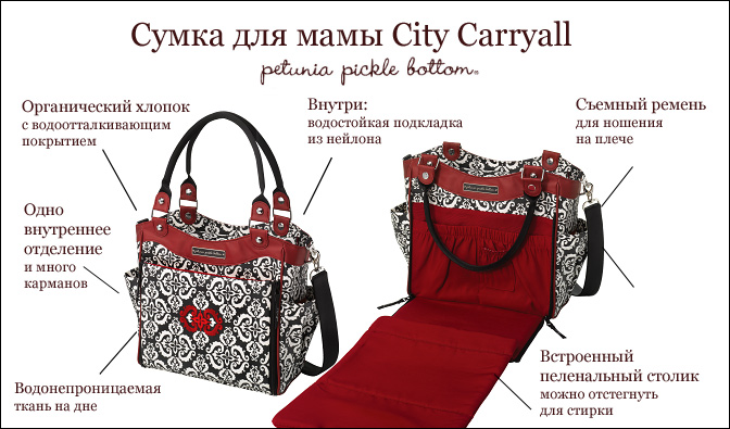 Сумка для мамы City Carryall