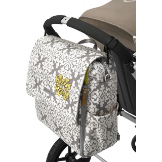Сумка для коляски Petunia Boxy Backpack: Licorice Blossom